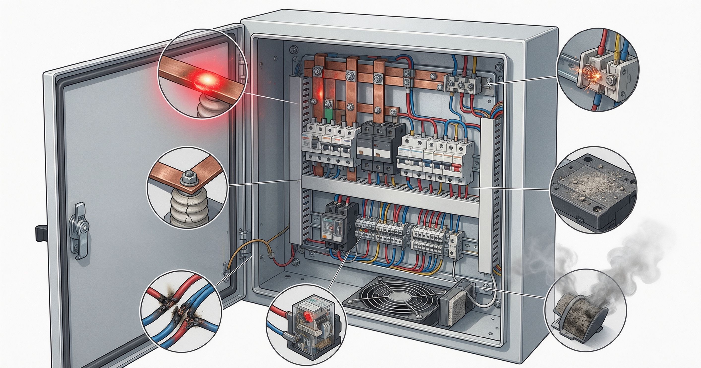 7 Warning Signs Your Electrical Cabinet Is a Fire Risk