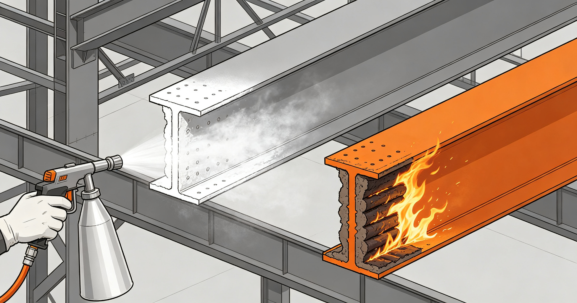 How to Apply Intumescent Fire Coatings on Structural Steel