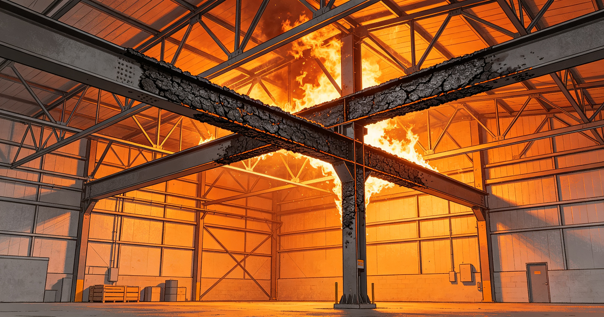 Warehouse Fire How Intumescent Coating Saved Steel Beams For 90 Minutes