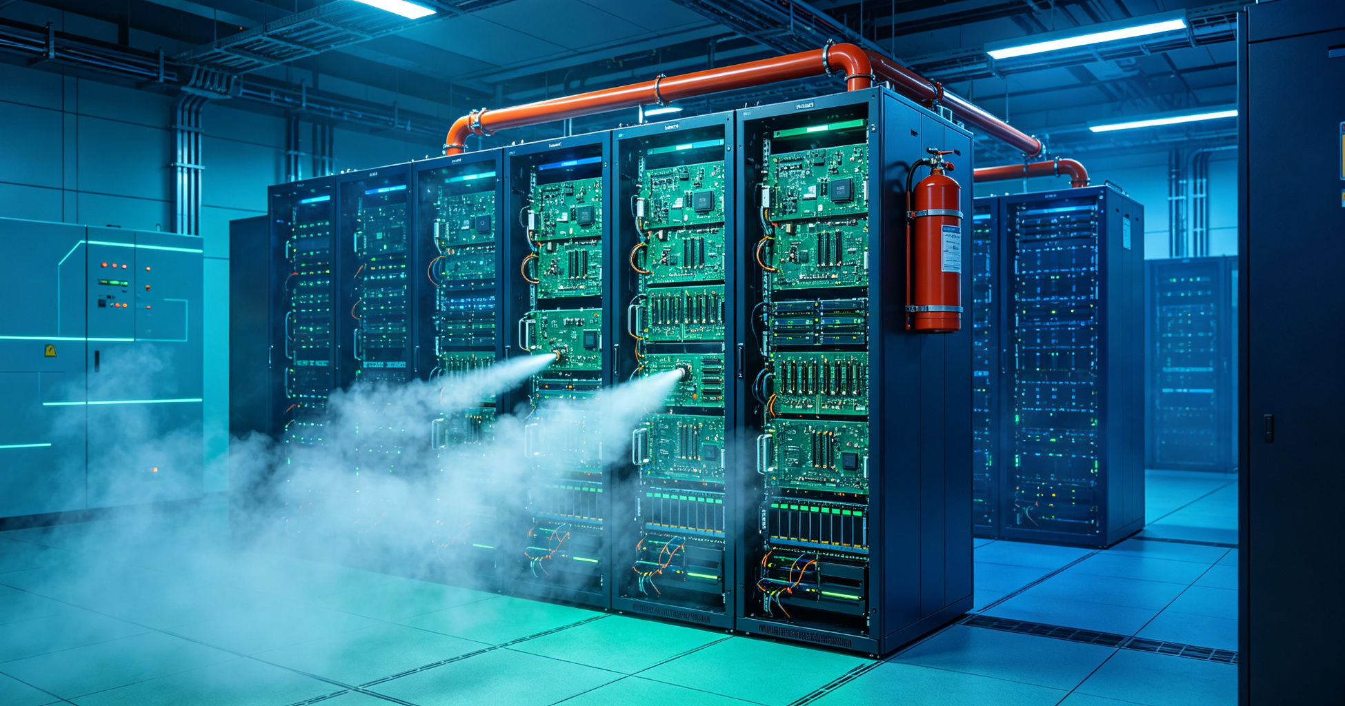 Fire Suppression for Electronics